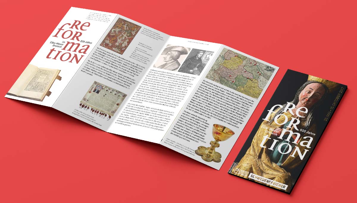 Layout Faltblatt Reformation