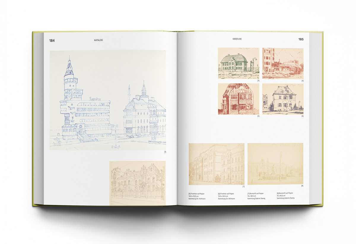 Katalog zur Ausstellung Heino Jäger – Layout Kunsthaus Stade