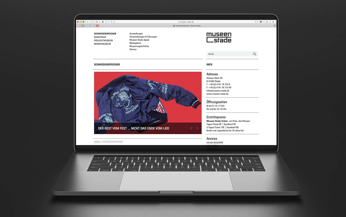 Webdesign Museen Stade