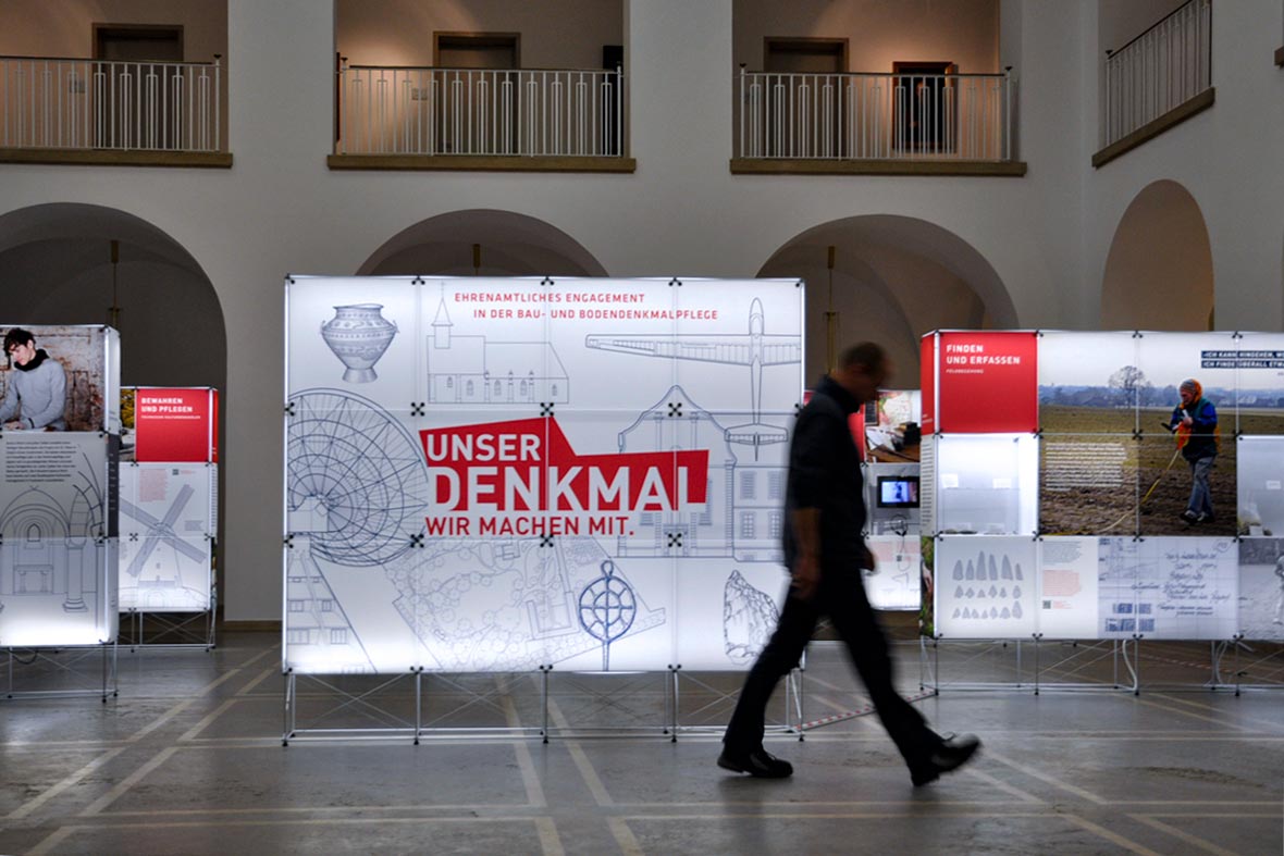 Ausstellung "Unser Denkmal" im LWL-Landeshaus, Münster