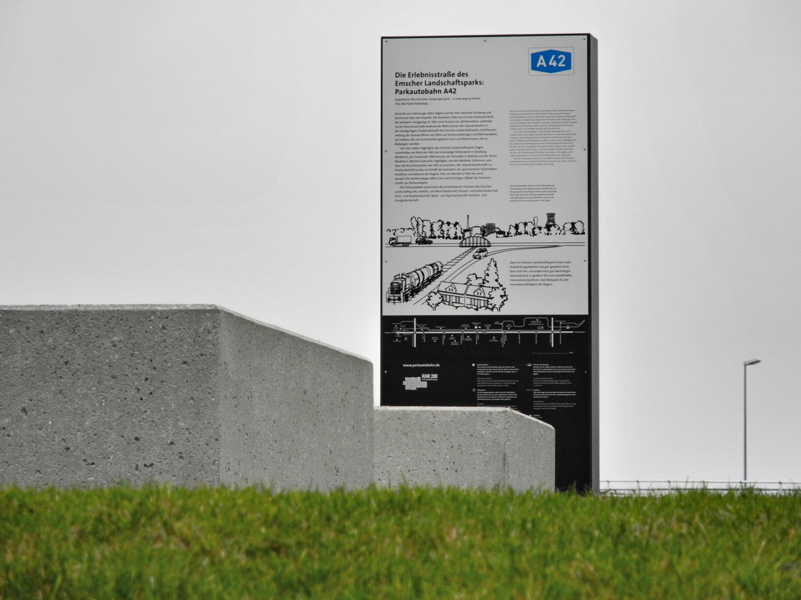 Brummen zum Emscher-Landschaftspark / Parkautobahn A42