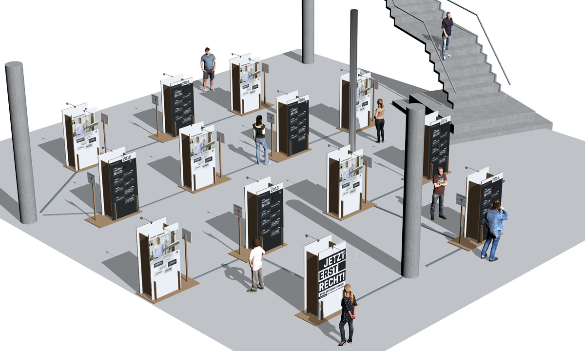 Ausstellungsdesign Rendering