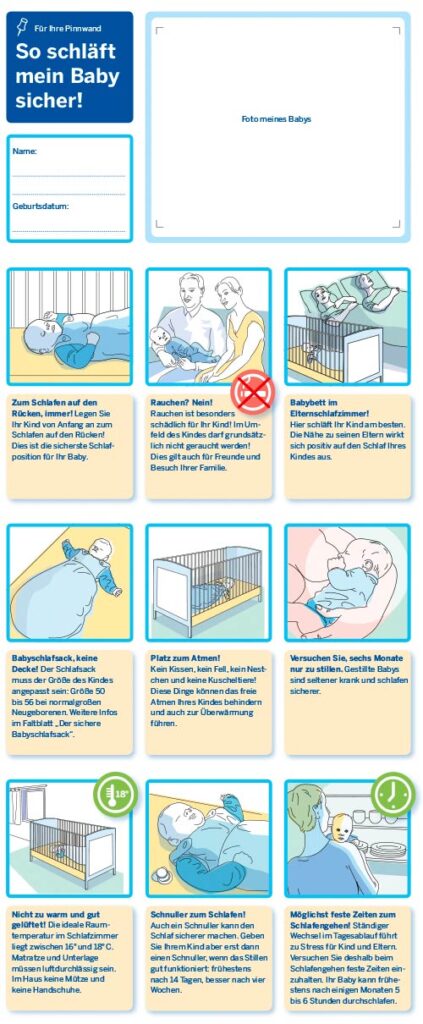 Baby Layout Sicherer Schlaf