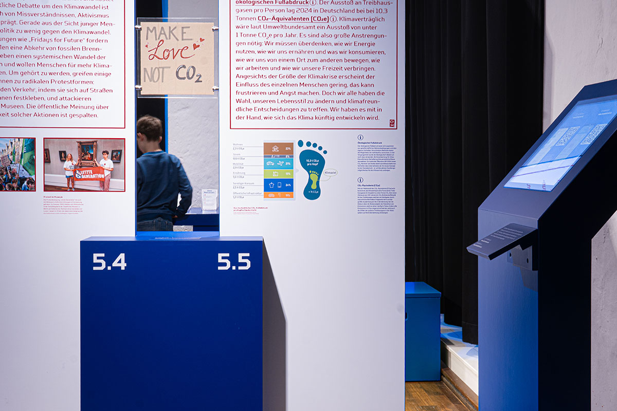 Tafel der Co2 Fußabdruck